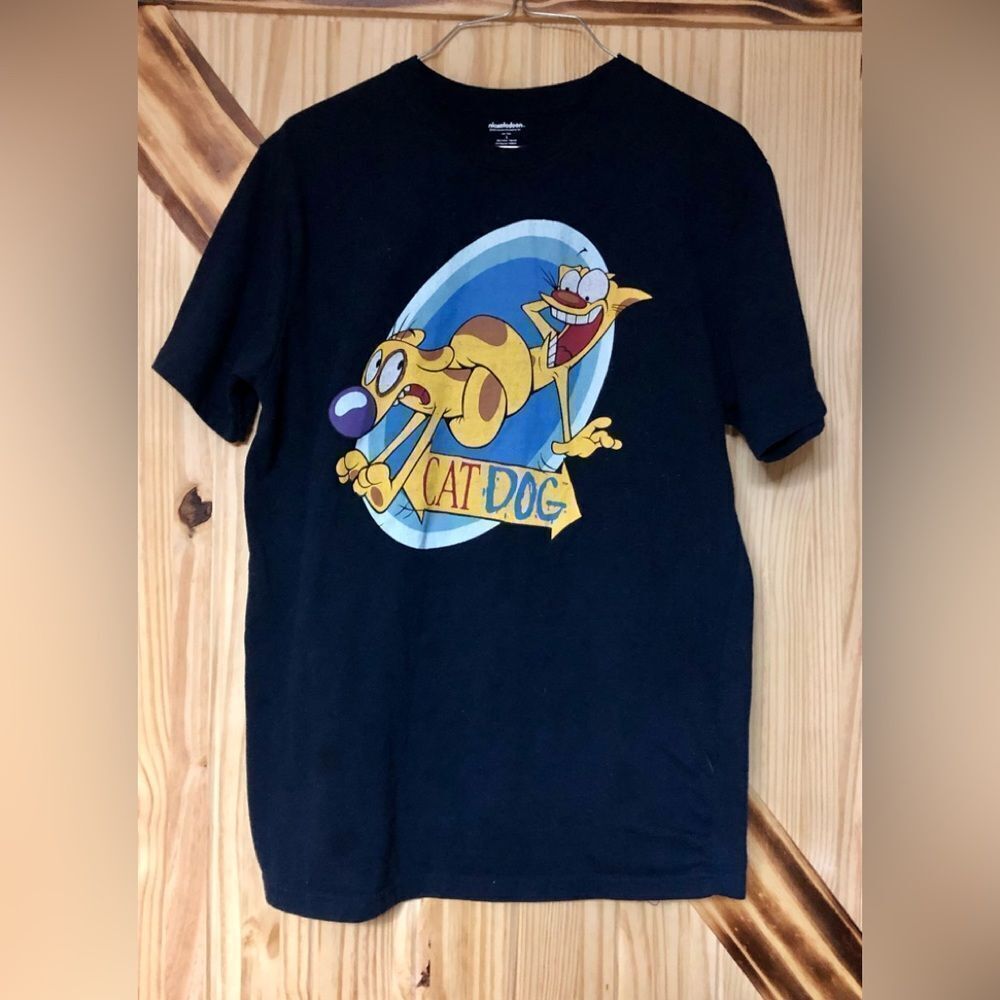 Nickelodeon Cat Dog T Shirt Navy L